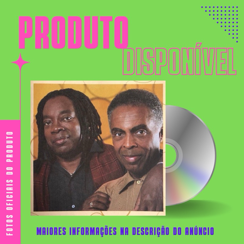 CD GILBERTO GIL E MILTON NASCIMENTO - MILTON E GIL (Part. Sandy e Júnior)