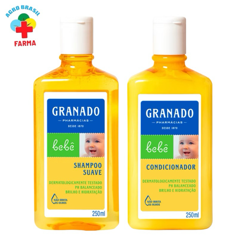 Kit Shampoo e Condicionador Granado Bebê Tradicional 250ml