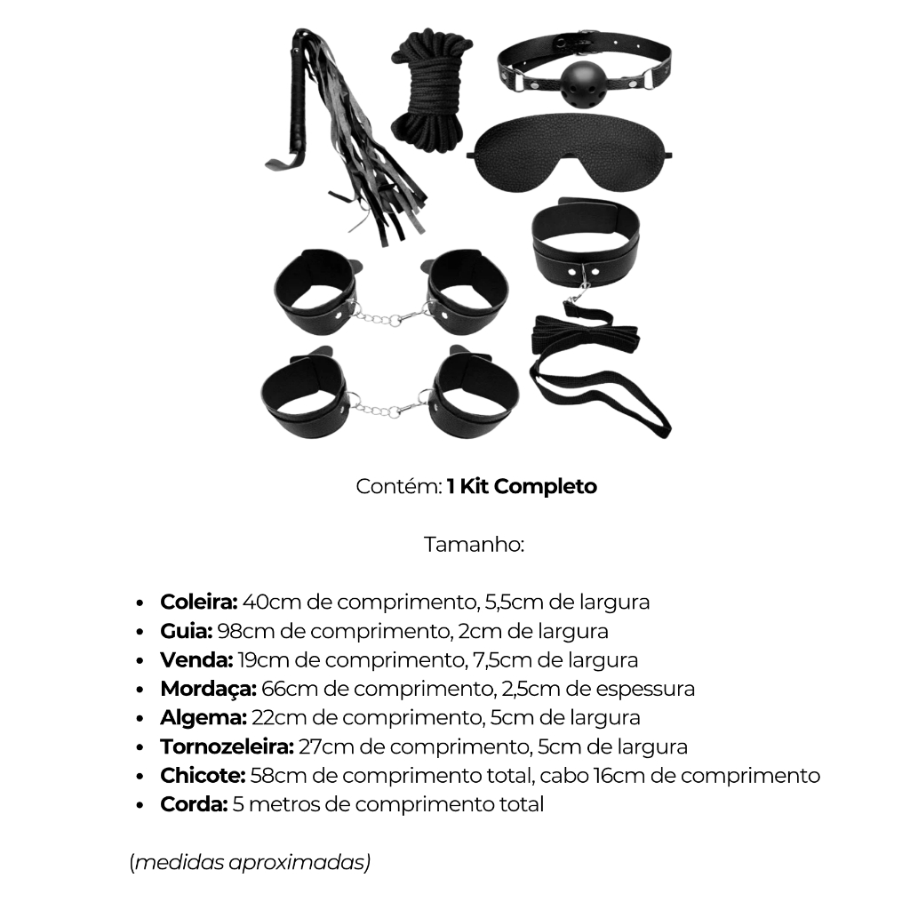 Kit Fantasia Festa Máscara Chicote Colar 8 Pçs Tiazinha — imagem 2 de 2