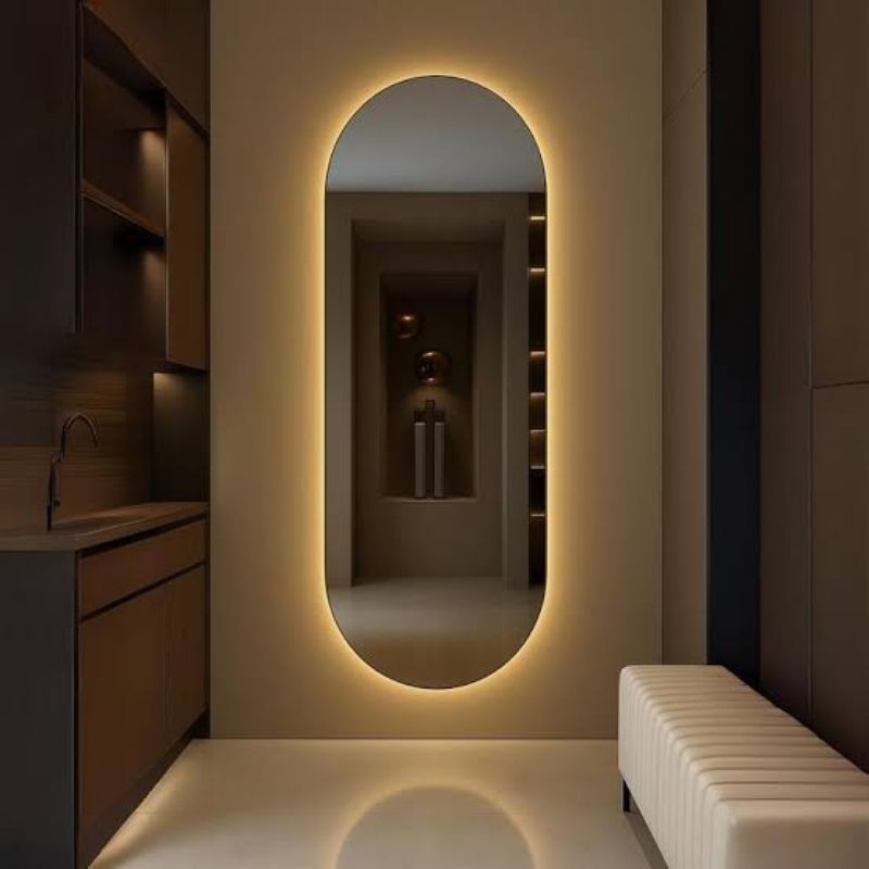 Espelho Barbearia com Led - Comprar com Melhor Preço em Decoração