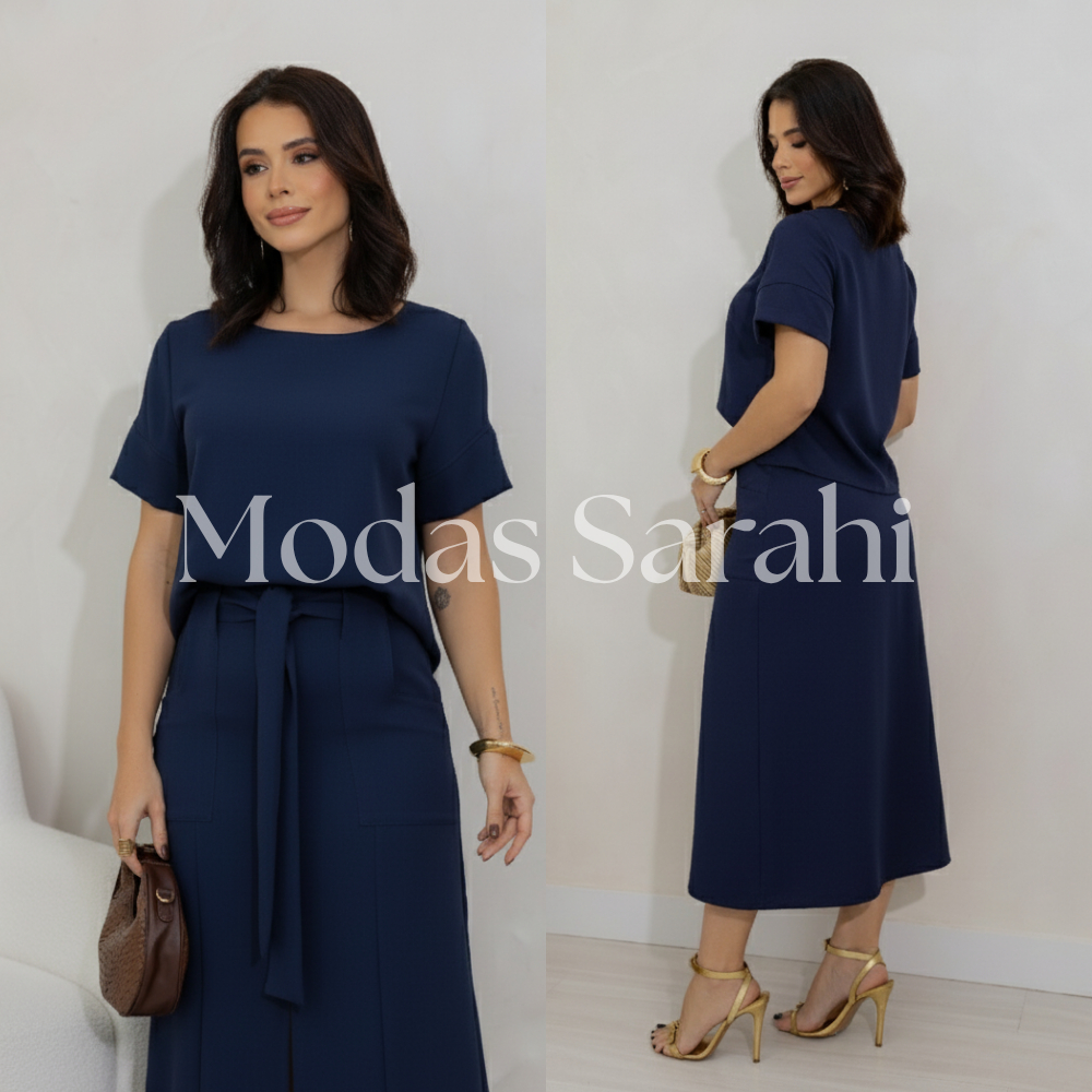 Saia Alfaiataria Azul: Onde Comprar | BuscaProdutos