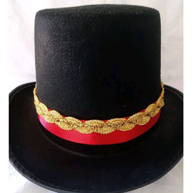 Cartola com dourado/Tranca Ruas /Marabô/Tiriri/Umbanda/Quimbanda/Candomblé