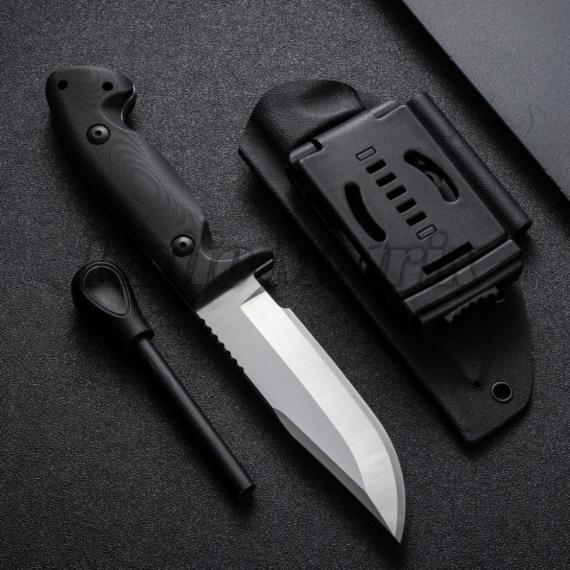 Faca Tanto Full Tang Forjado Sobrevivência Pesca Cabo G10 C/bainha Em Kydex GD-B1 CORTE ABSOLUTO em Oferta na Shopee