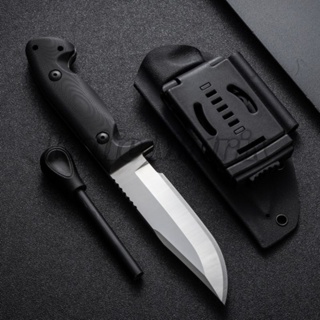 Faca Tanto Full Tang Forjado Sobrevivência Pesca Cabo G10 C/bainha Em Kydex GD-B1 CORTE ABSOLUTO em Oferta na Shopee