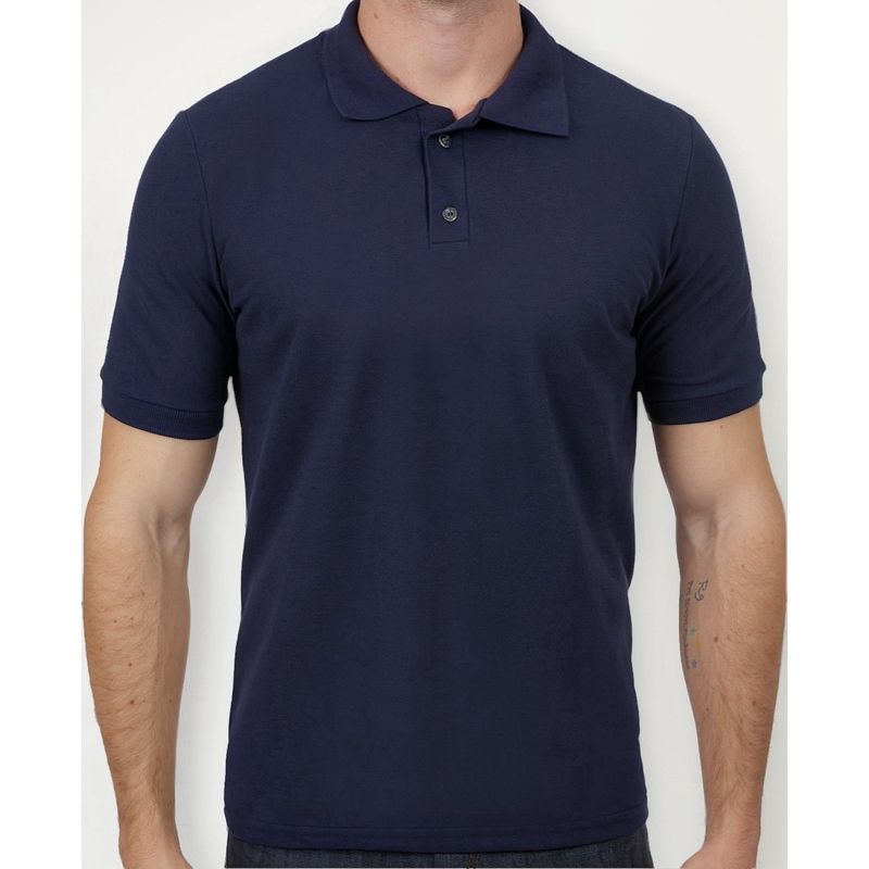 Polo masculina 100% piquet premium festa Uniforme fim de ano não pega bolinha
