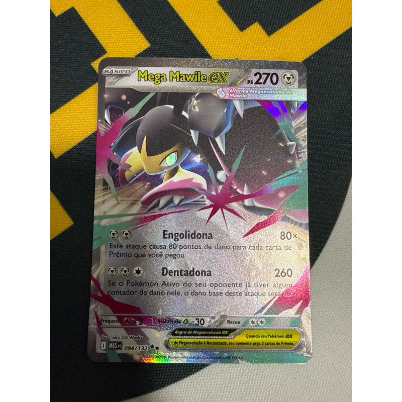 Carta Pokémon Mega Mawile EX 094/132 – Coleção Megaevolução 2025 – Português Rara NM
