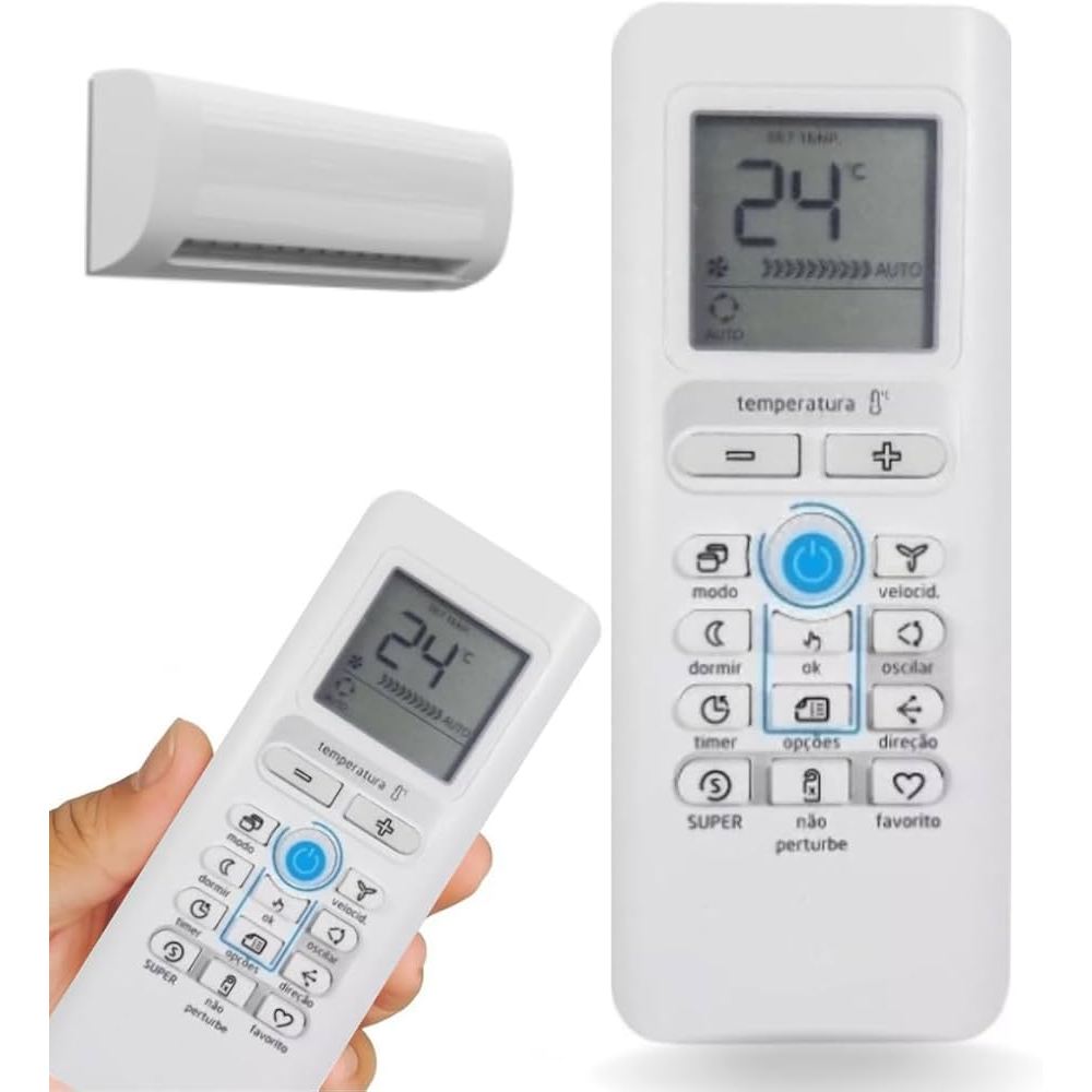 Controle Remoto Ar Condicionado Compatível com Springer Midea