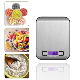 Balança Digital De Cozinha Resistente A Água Em Inox Design Moderno Alta Precisão 10kg em Oferta na Shopee
