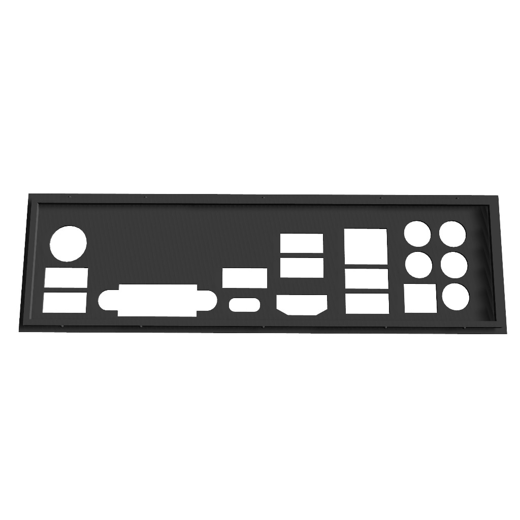 Espelho Tampa Acabamento Para Placa-mãe Msi Z370 Tomahawk