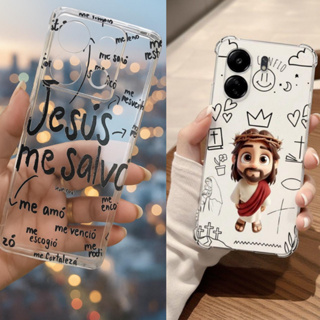 CAPINHA JESUS CASE PARA CELULAR XIAOMI POCO C75 C65 REDMI 12 13C 14C NOTE 14 13 12  PRO PLUS CASE  MACIA em Oferta na Shopee