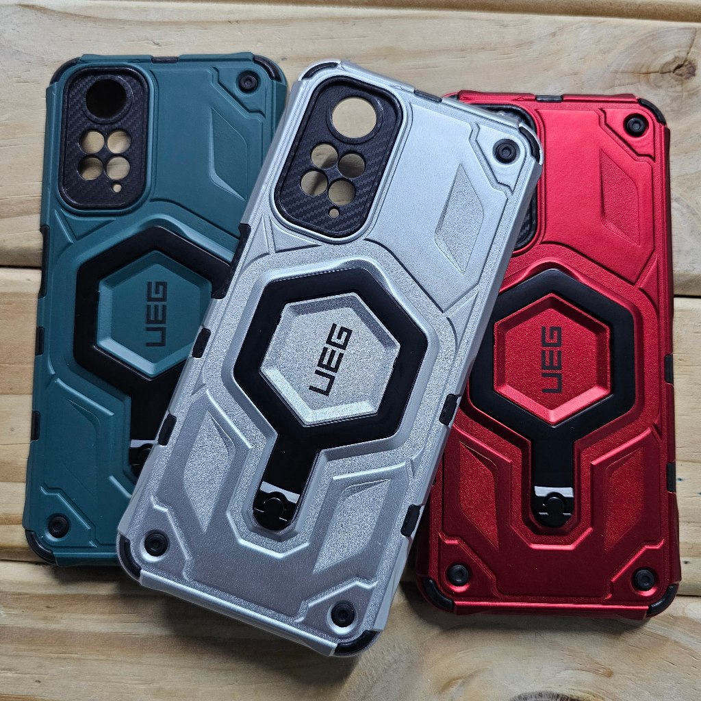 Capa capinha anti impacto silicone com Suporte Giratório 360° para Xiaomi Redmi Note 11 4G / Note 12S / Note 11S 4G em Oferta na Shopee