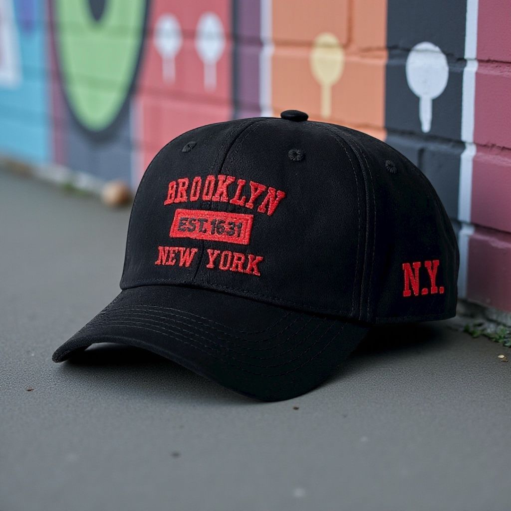 BONÉ BROOKLYN NEW YORK NY BASEBOL RETRO ABA CURVA MASCULINO E FEMININO