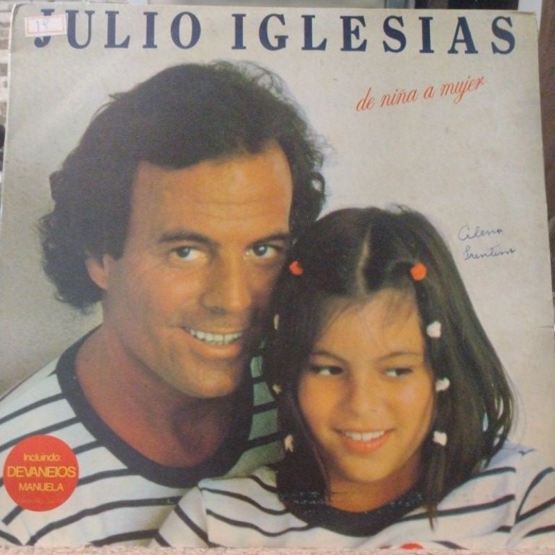 LP disco de vinil - Júlio Iglesias - De Nina a Mujer