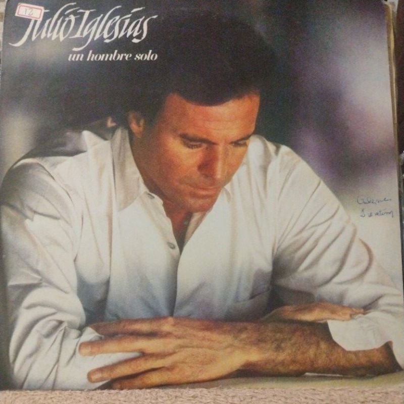 LP disco de vinil - Júlio Iglesias - Un Hombre Solo 1987