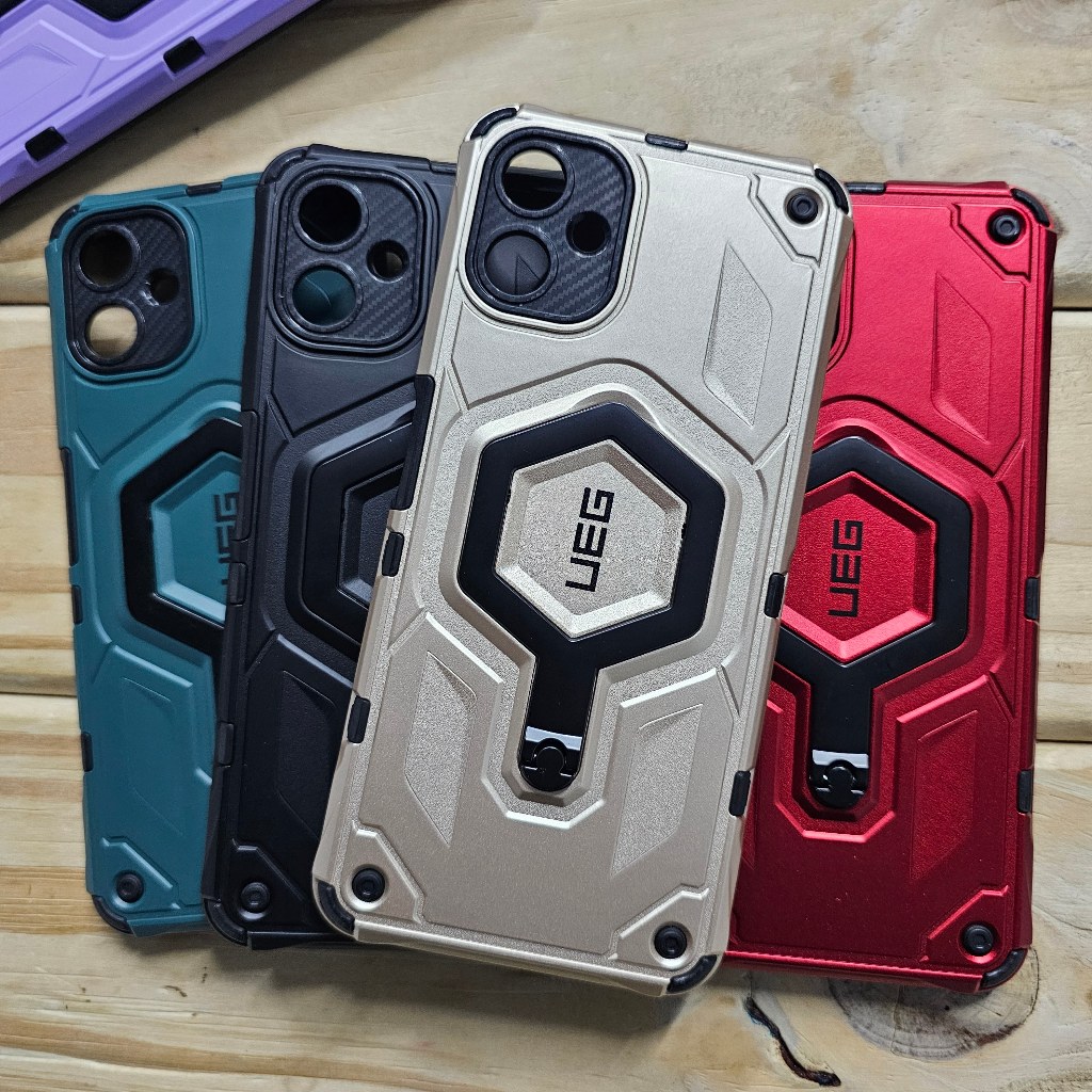 Capa capinha anti impacto silicone com Suporte Giratório 360° para Samsung A05 /  Samsung A05S /  A06 / Samsung A07