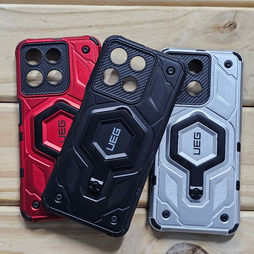 Capa capinha anti impacto silicone com Suporte Giratório 360° para Motorola Moto