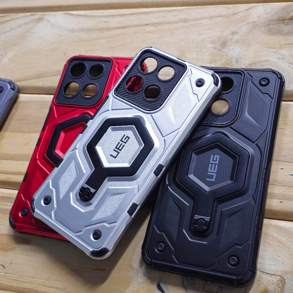 Capa capinha anti impacto silicone com Suporte Giratório 360° para Motorola Moto