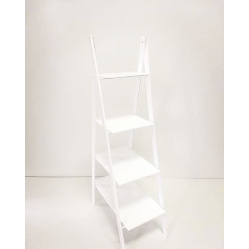 escadinha MDF para lembrancinhas de aniversários branca (pintada de branco) em Oferta na Shopee