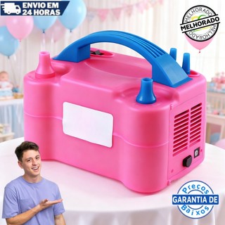 Inflador Elétrico de Balões Bexigas 110v/220v Festa Ornamentação Bomba de Encher Bola de …