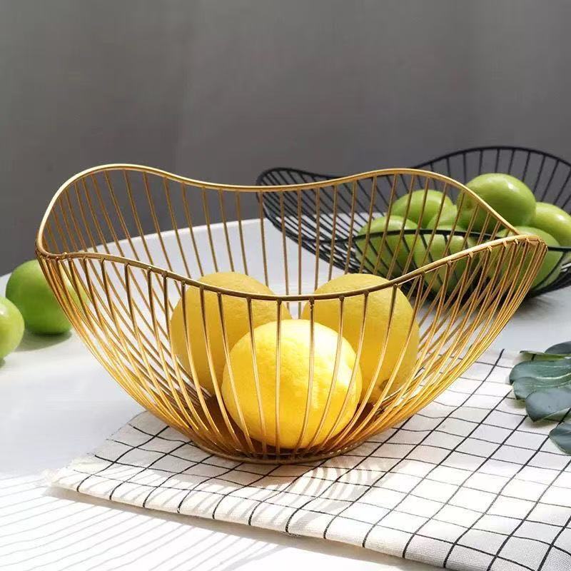 Cesta de frutas cesto fruteira Cesta de armazenamento Decoração da sala Estilo Moderno