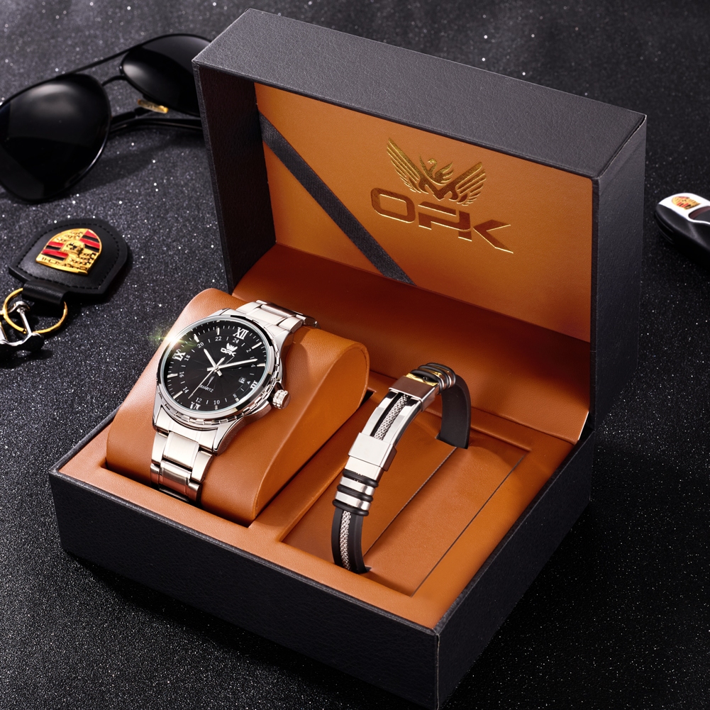 OPK relógio masculino a prova d água moda simples e moderna muito elegante buckle homens marca 6003 em Oferta na Shopee
