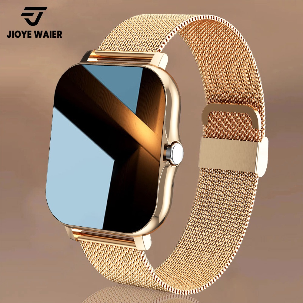 JIOYE Smartwatch Relogio Chamadas Bluetooth Saúde Monitor à Prova d'Água Relógio Inteligente