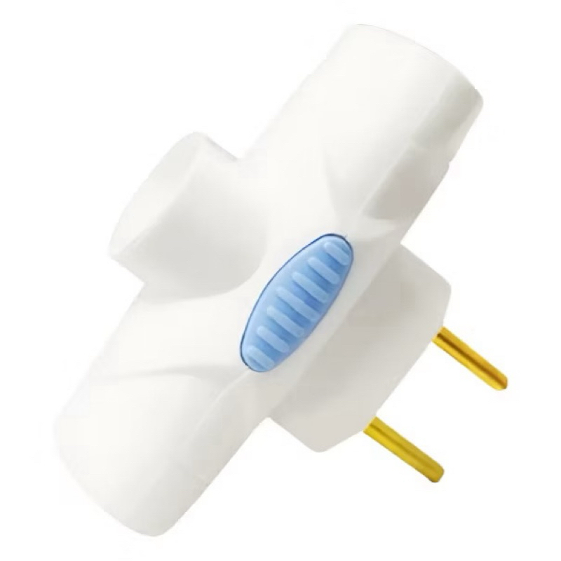 Adaptadores Benjamim para tomadas /Pino bipolar  3 saídas