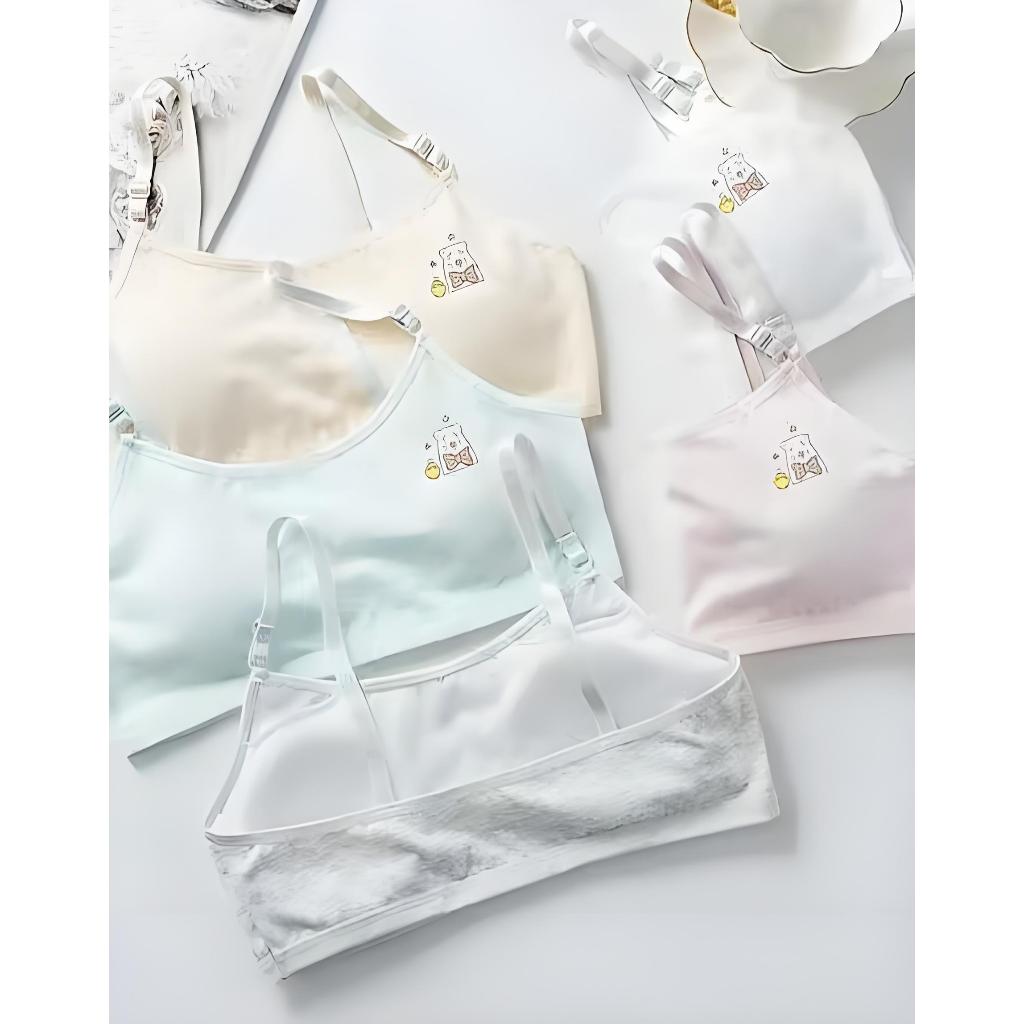 Sutiã Top De Dupla Camada Para Adolescentes/Meninas De 10-15 Anos em Oferta na Shopee