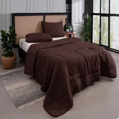 Edredom Casal Queen Premium 3 Peças – Kit Completo com Fronhas e Cobre Leito