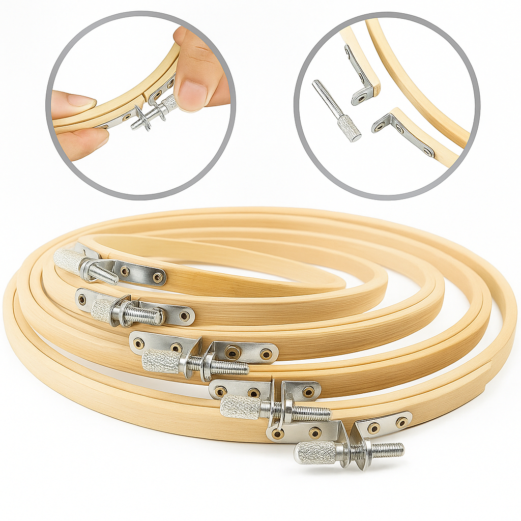 Bastidor de Madeira Com Regulador Bordado , Artesanato, Decoração Etc. em Oferta na Shopee