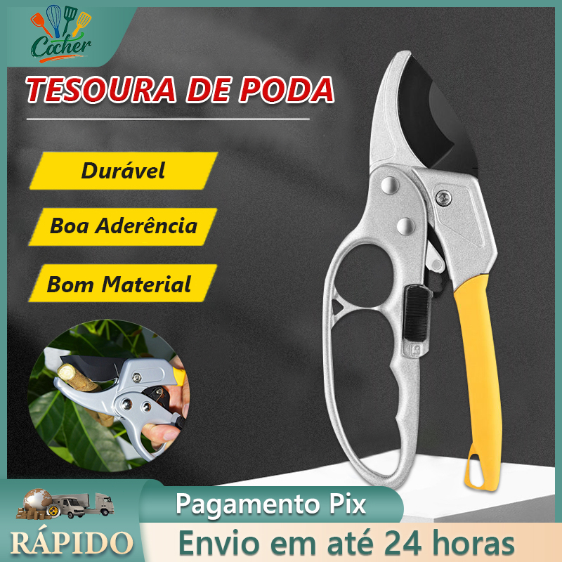 Tesoura De Poda Galhos Com Multiplicador De Força Aço Carbono