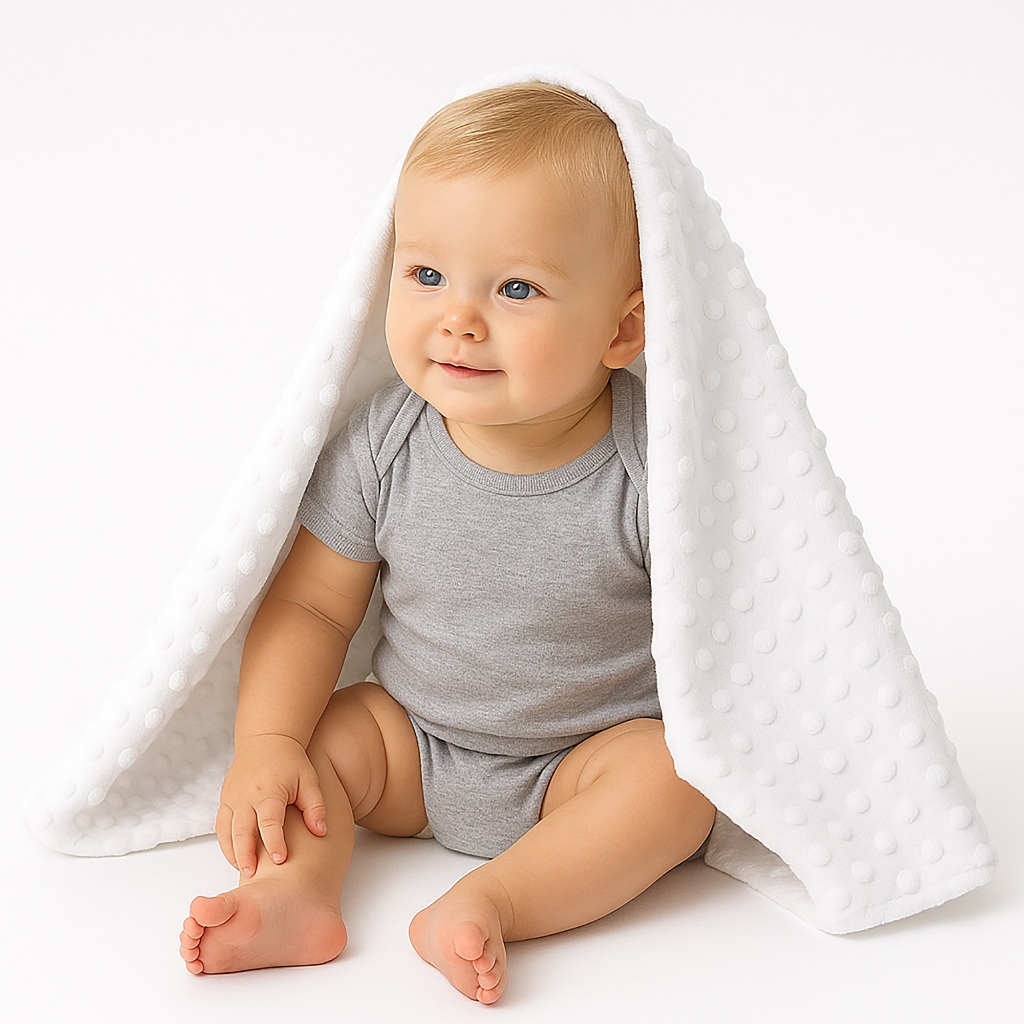 Manta Bebe Saida de Maternidade Antialergica Premium Menino Menina Macia Soft Bolha Pipoquinha em Oferta na Shopee