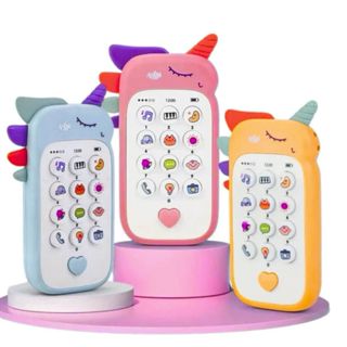 Telefone Infantil Musical Brinquedo Celular Mordedor Educativo Com Luz em Oferta na Shopee