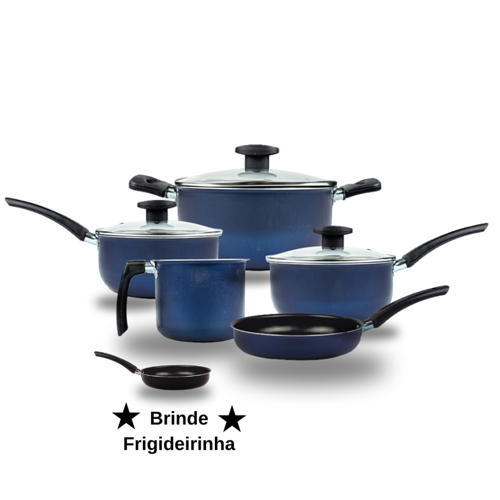 Jogo de Panelas Variadas 6 Peças Grandes . em Oferta na Shopee