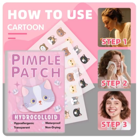 Adesivo Seca Espinha, Anti‑acne, Dia/Noite Secativo