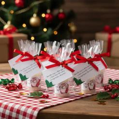 Kit 30 Mini Hidratantes lembrancinhas Natal e Festas de Fim de Ano Mimo Cliente