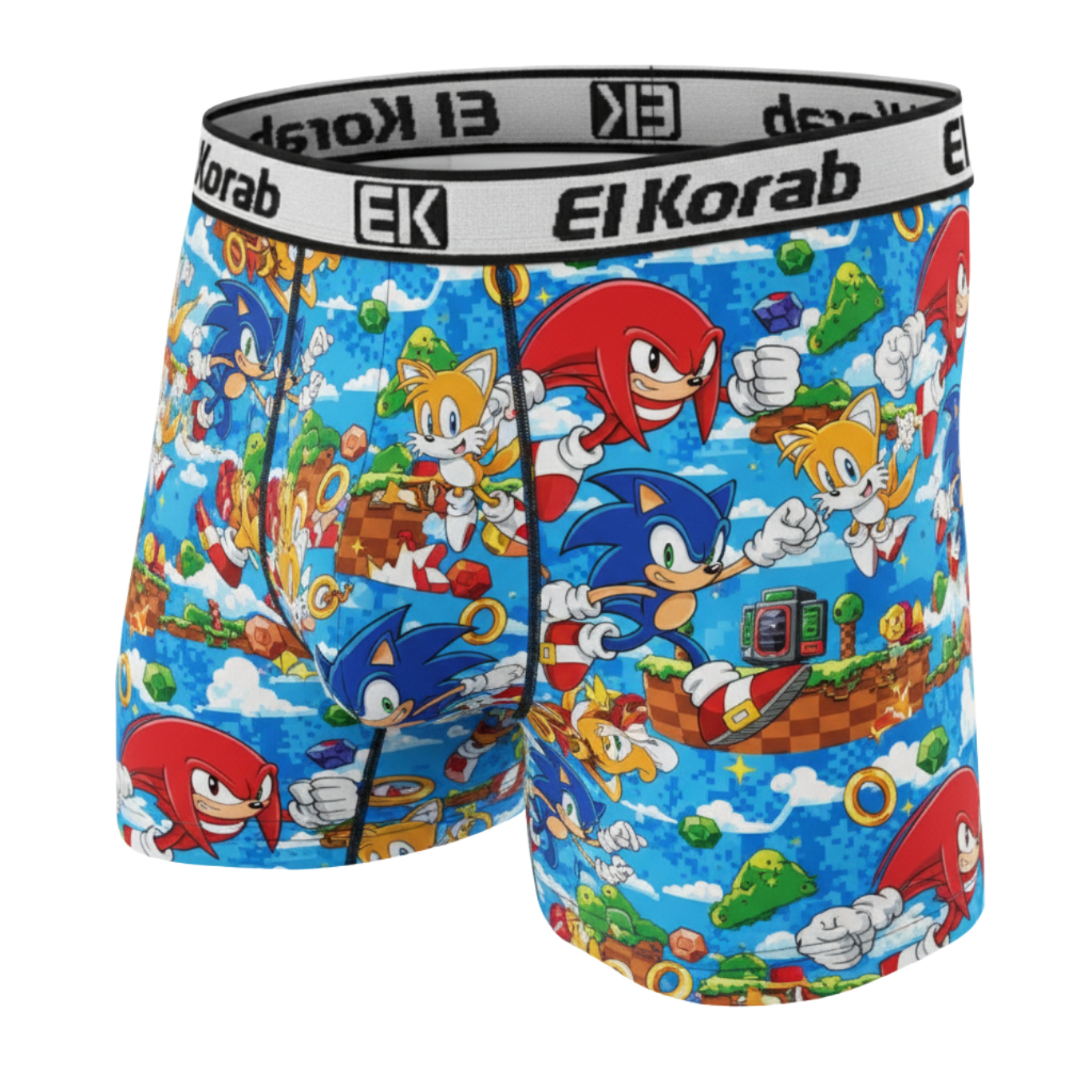 Cueca KIDS Infantil Para Criança Boxer Sortida Microfibra Estampada Box Lisa El Korab