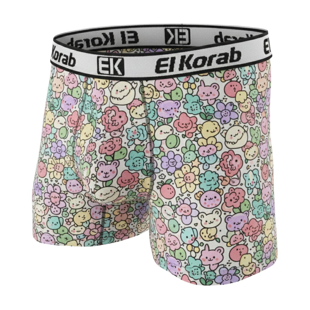Cueca Infantil Boxer Kids Microfibra Lisa e Estampada para Criança Confortável