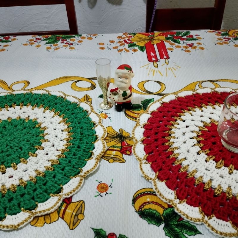 Sousplat de Crochê Natalino: Onde Comprar | BuscaProdutos