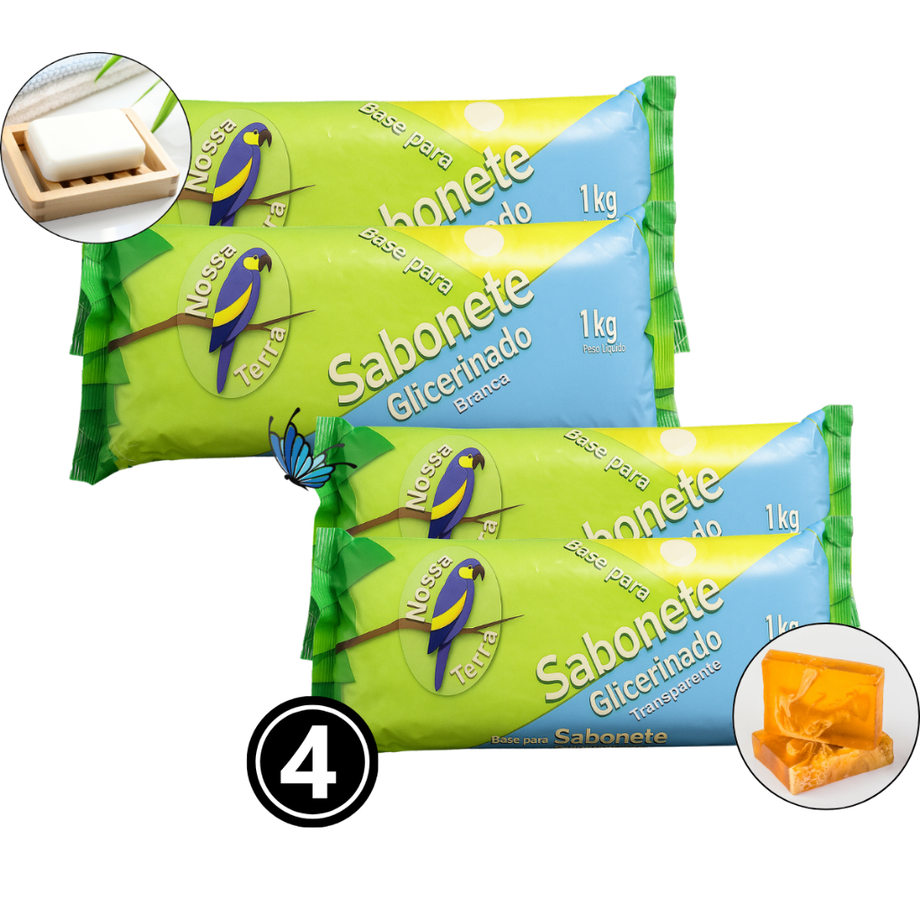 Kit Base Nossa Terra Formulação Perfeita Para A Sua Saboaria em Oferta na Shopee