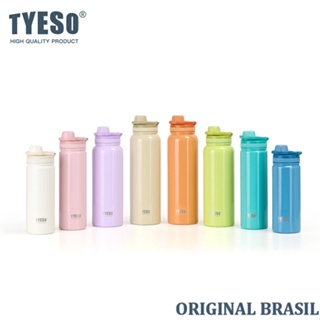 TYESO Copo Espacial Garrafa Térmica 1200ML Antivazamento - Mantém Quente 12h / Frio 24h em Oferta na Shopee