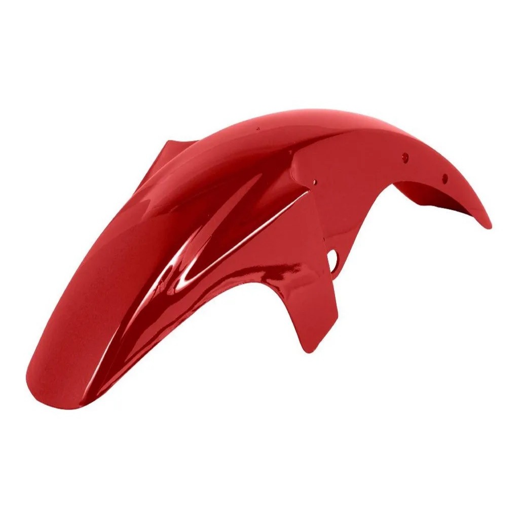 PARALAMA DIANTEIRO YBR 125 2005-2008 - (S/SUPORTE) - (VERMELHO) PRO TORK