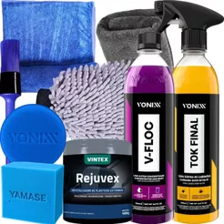 Kit Shampoo V Floc Cera Tok Final Vonixx Luva Pano