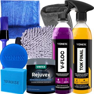 Kit Shampoo V Floc Cera Tok Final Vonixx Luva Pano em Oferta na Shopee