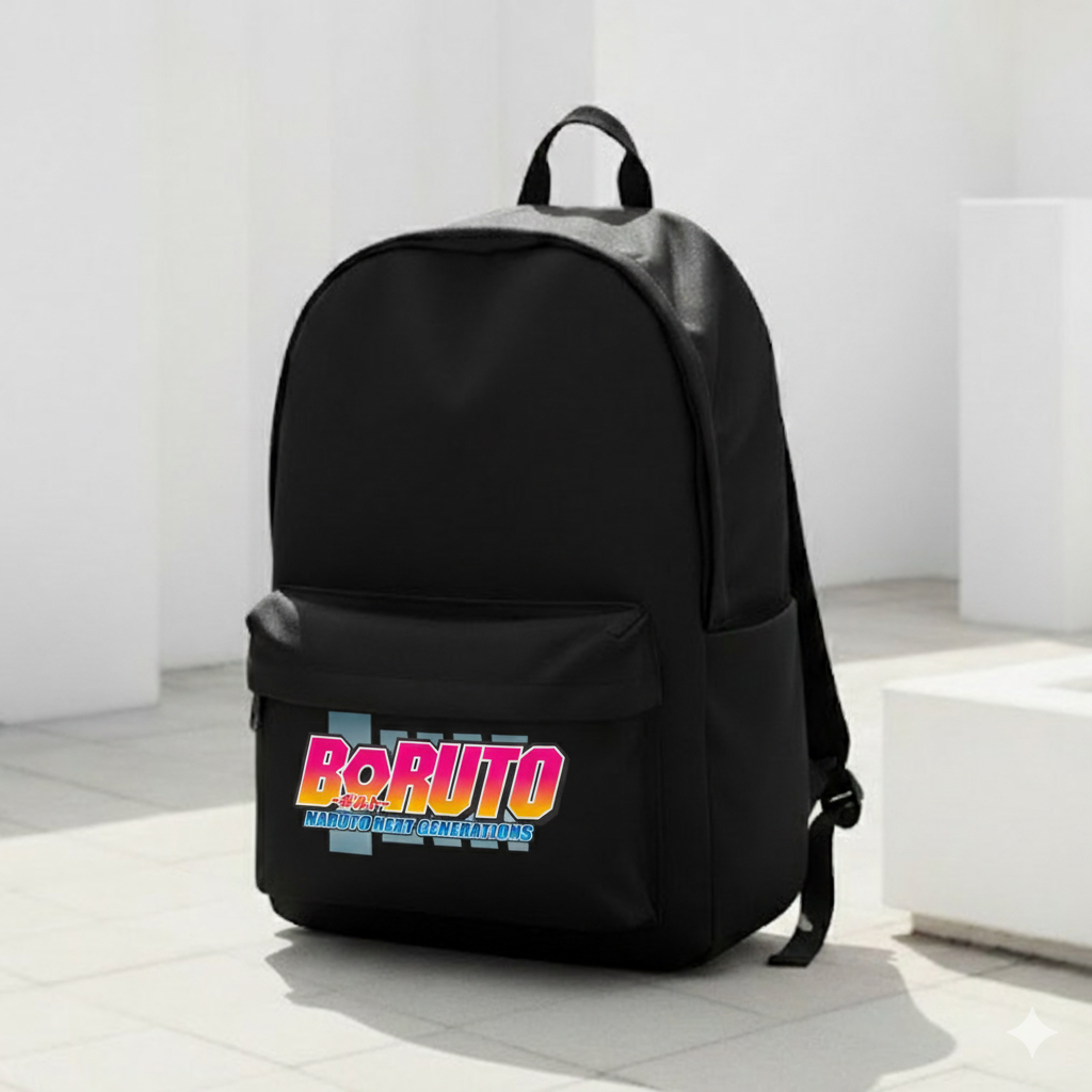 Mochila Naruto Bolsa Escolar Anime 2 Compartimentos Naruto