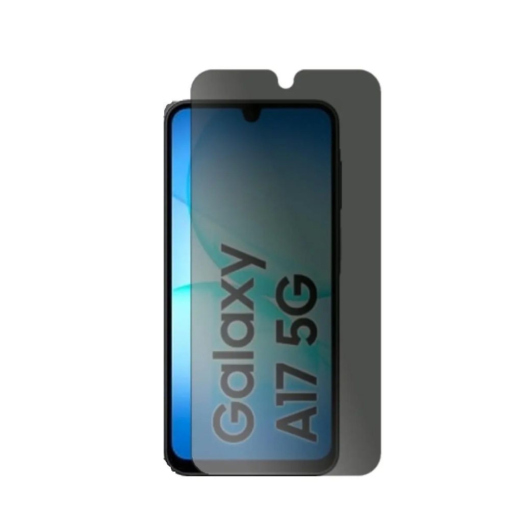 Película de vidro 3D Privativa Anti Spy Samsung Galaxy A17 / Película de privacidade