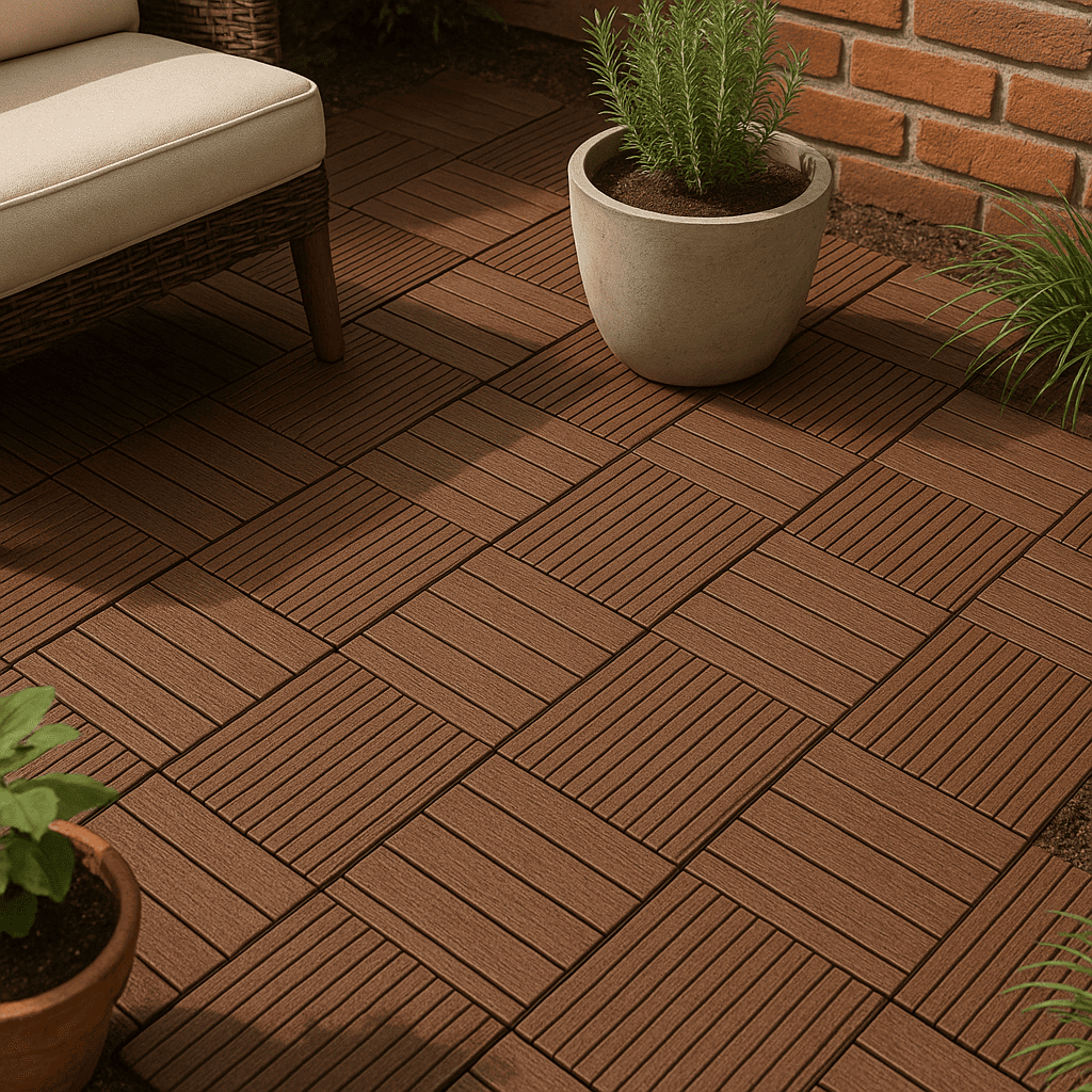 Kit Deck Modular 30x30cm Encaixe Rápido Antiderrapante em Oferta na Shopee