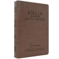 Bíblia De Estudo Joyce Meyer - NVI - Letra Média - Capa Marrom Claro