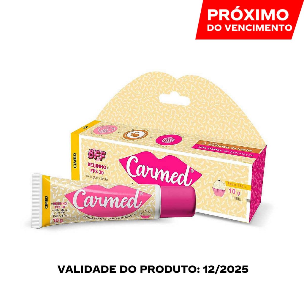 Hidratante Labial Carmed Bff Beijinho Fps30 10g