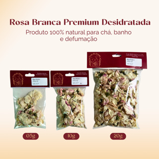 Rosa Branca Seca para Chá e Banho - Linha Premium - Rosa Branca Selecionada em Oferta na Shopee